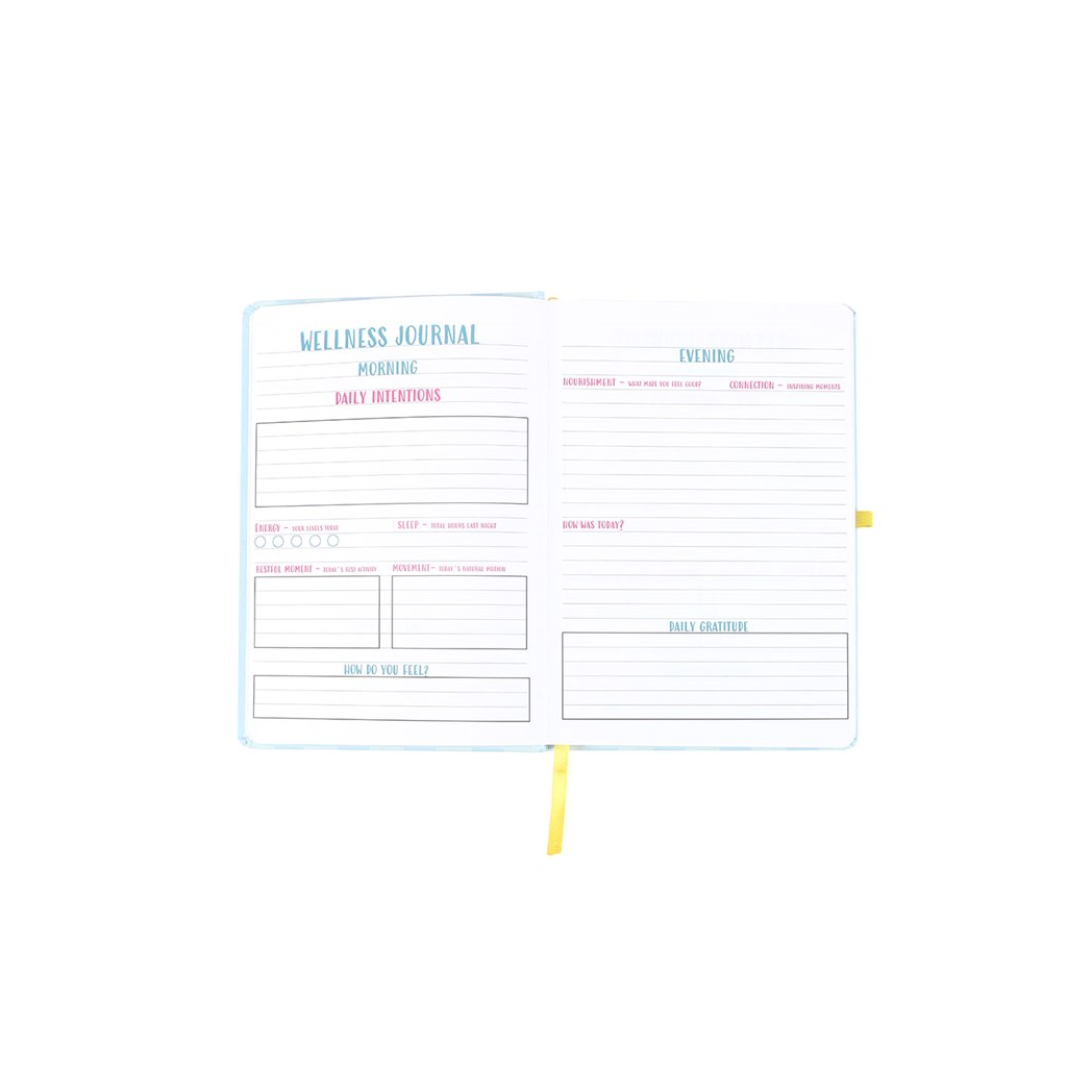 Be Kind to Your Mind A5 Wellness Journal with Citrine Pen