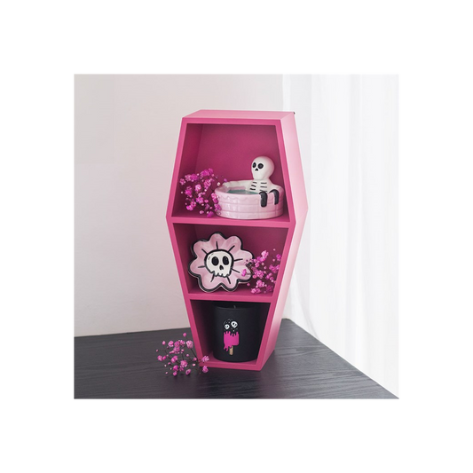 Small Hot Pink Coffin Shelf