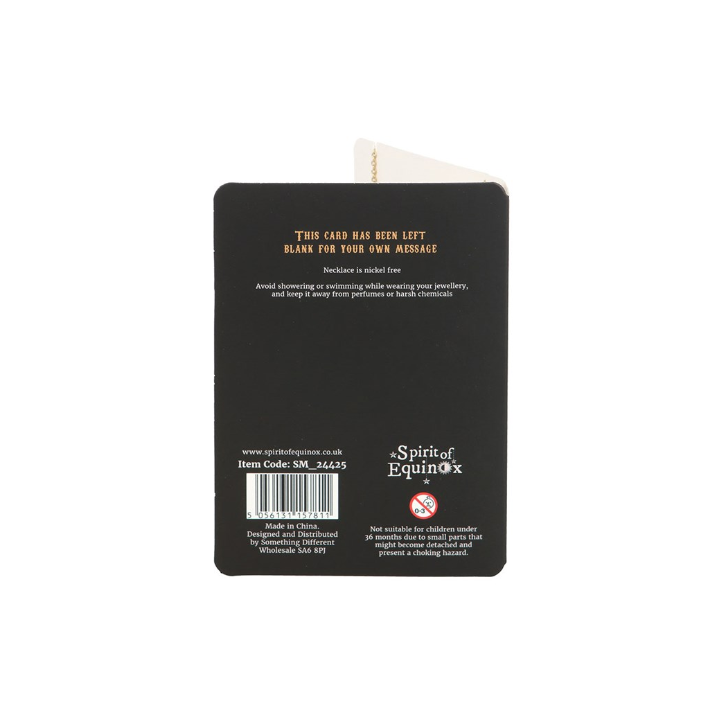 Talking Board Planchette Necklace Greeting Card