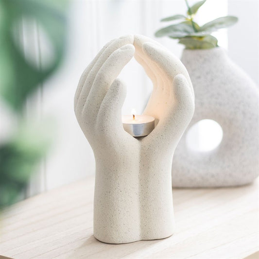 Praying Hands Tealight Holder