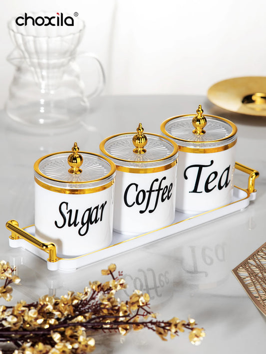 4pcs Coffee Canister Set