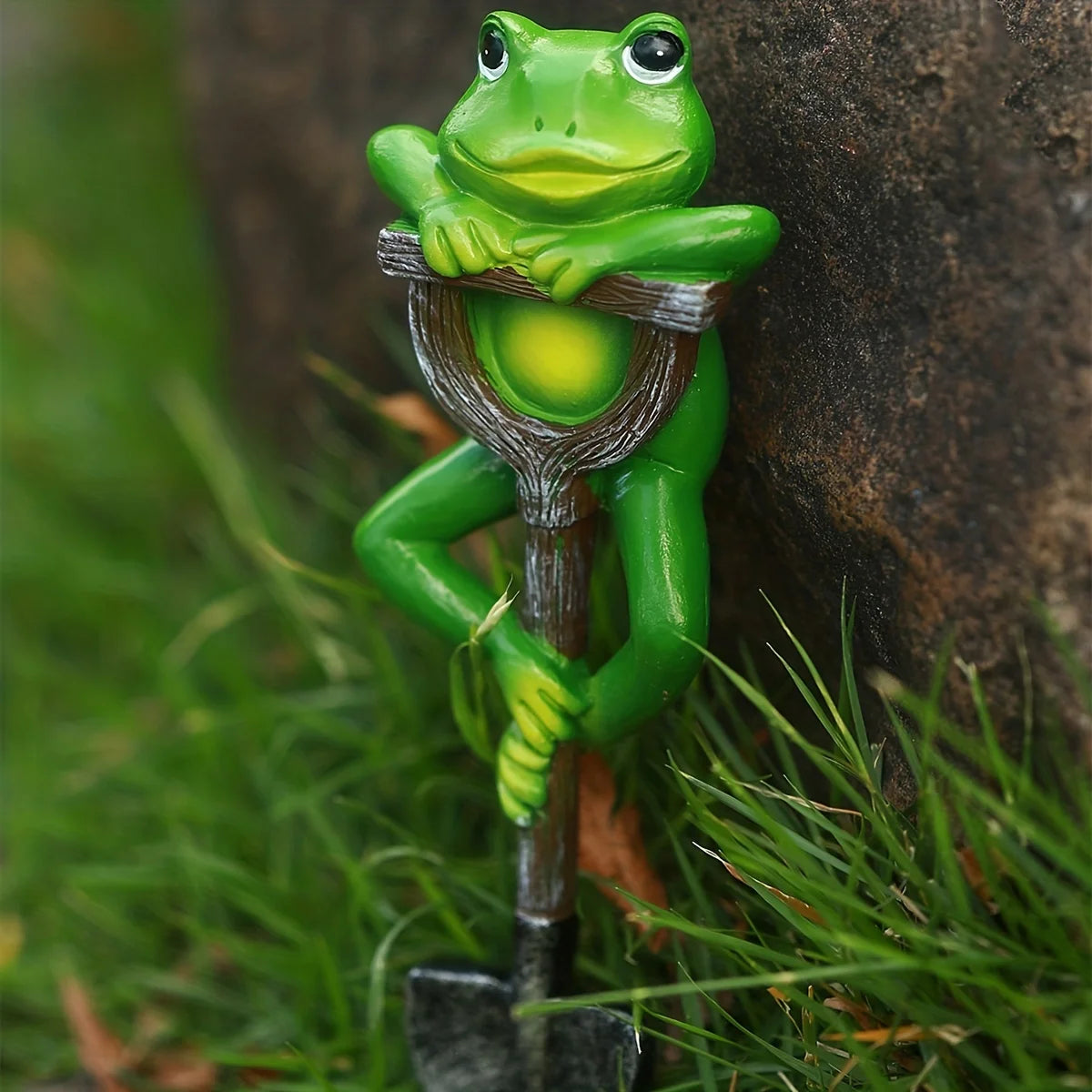 Frog Rabbit Turtle Gnome Shovel Outdoor Garden Bonsai Decorations