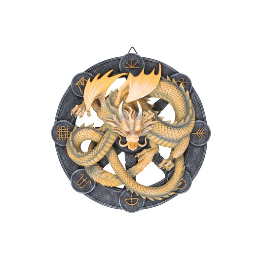 Imbolc Dragon Resin Wall Plaque by Anne Stokes