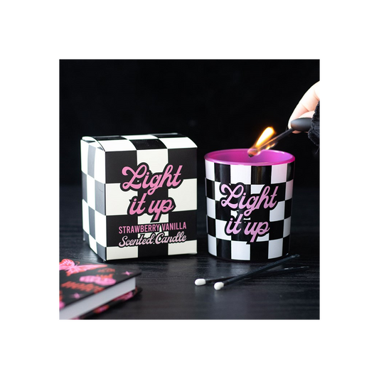 Light It Up Strawberry Vanilla Candle
