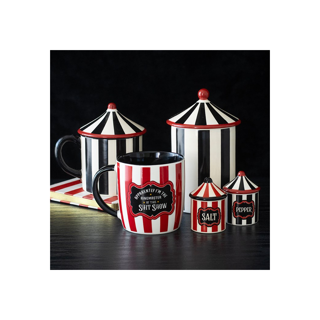 Circus Tent Salt and Pepper Shakers